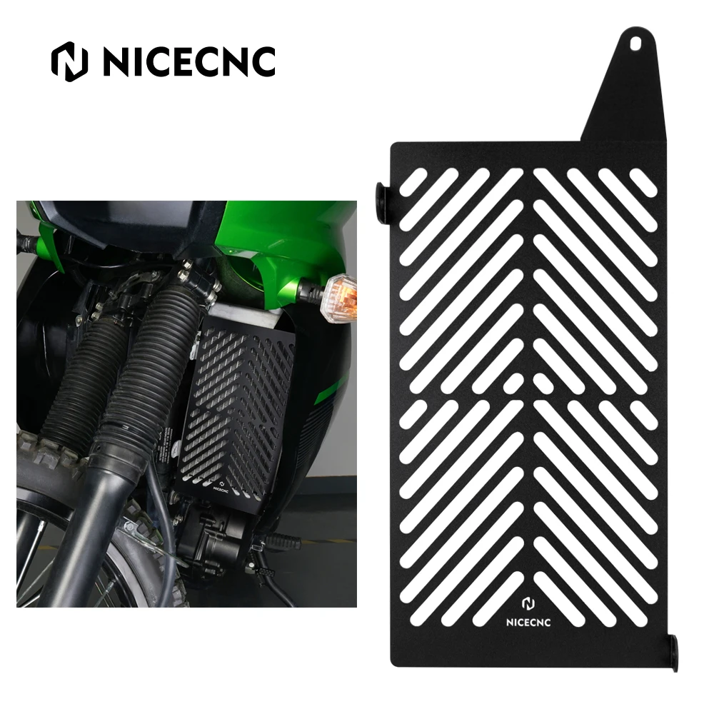 Motorcycle Radiator Guard Grille Protector Cover For Kawasaki KLR650 KLR 650 2008-2018 2009 2010 2011 2012 2013 2014 2015 2016