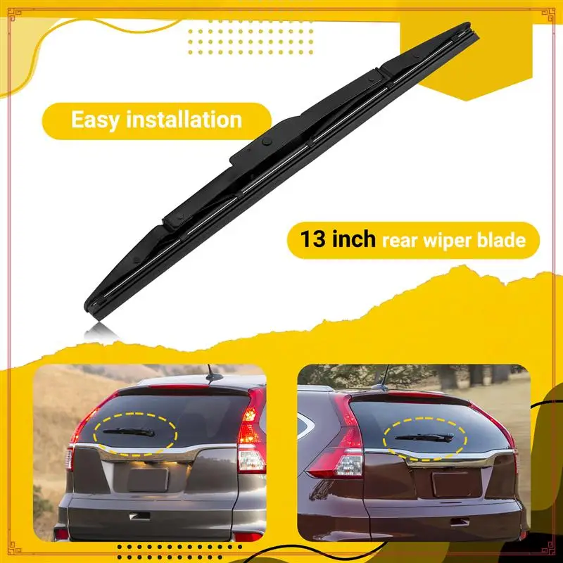 الخلفية ممسحة زجاج أمامي شفرة لهوندا CRV CR-V 2012 2013 2014 2015 2016 - 13 بوصة 330 مللي متر #6