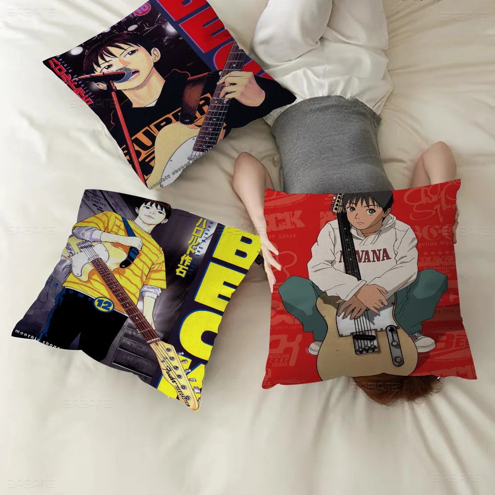 

Classic Hot Anime BECK Pillowcase Toon Gift Cushion Cover Bedroom Home Sofa Chair Seat Decor Pillow Case