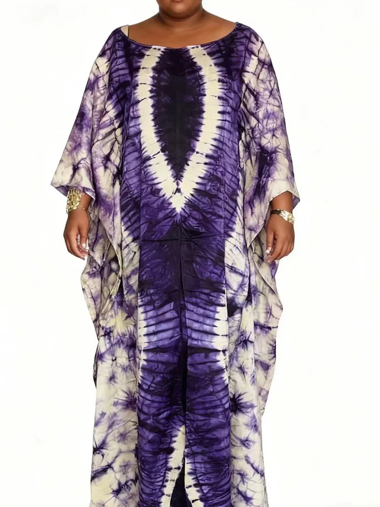 

Модное африканское платье с цифровым принтом 2025, длинный кафтан Анкара Бубу для вечеринки в честь Рамадана