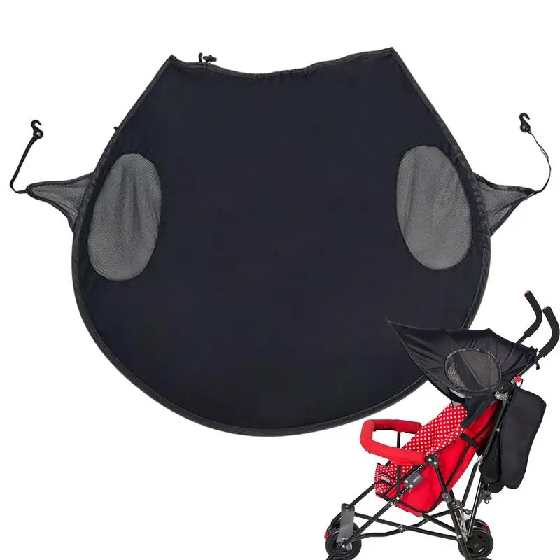 

Stroller Cover For Sun Breathable Stroller Shade Cover Quick-Release Full Coverage Protective Sunshade UV Protection Baby