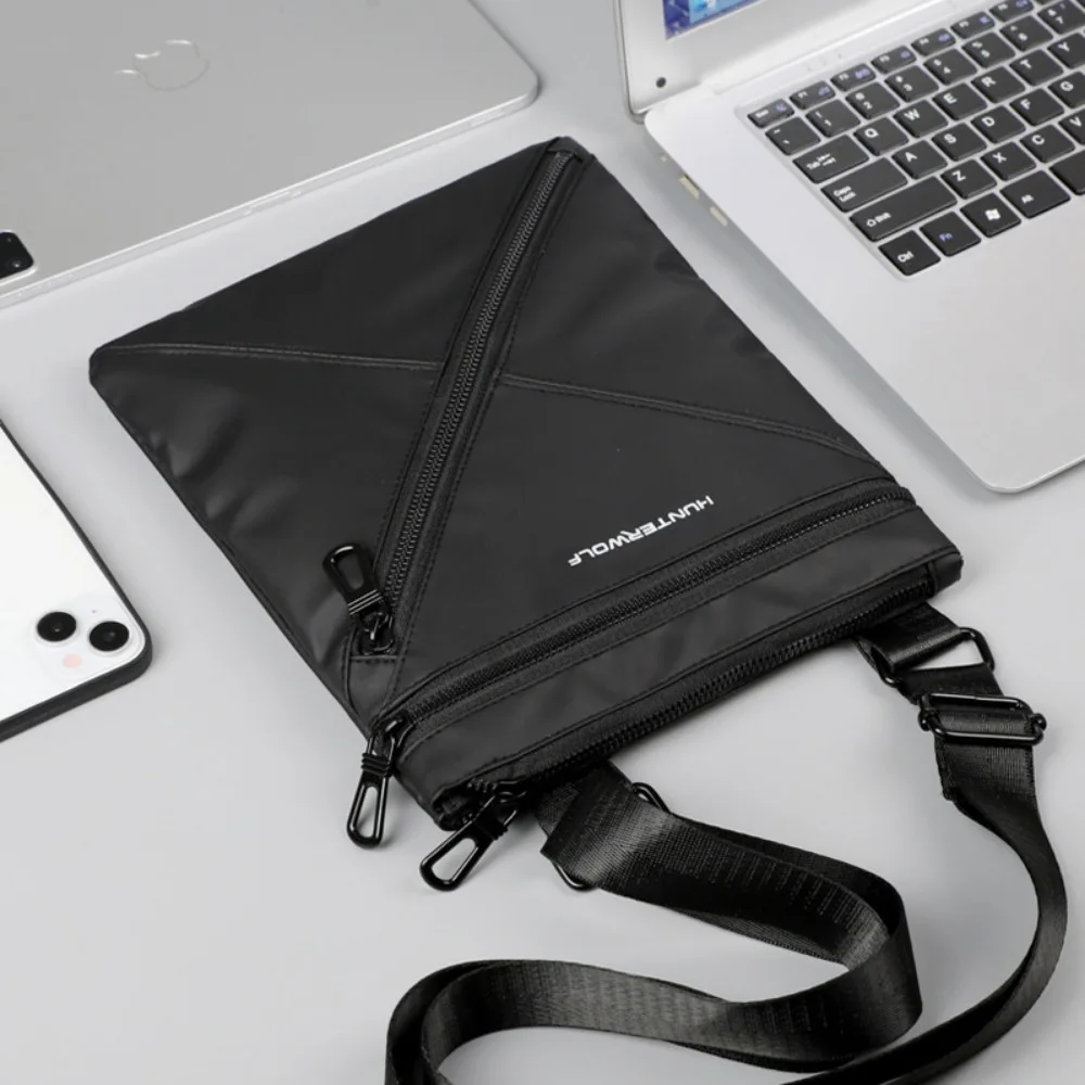Wasserfeste Herrentasche, Umhängetasche, Lässige Crossbody-Tasche mit Großer Kapazität, Modischer Herrenrucksack – Detail 5