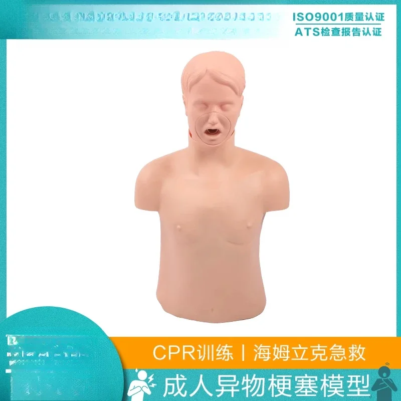 YX/CPR155 Advanced Adult Airway Infarction and CPR Model Heimlich CPR First Aid Training Simulator