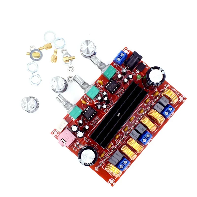 XH-M139 2.1 Channel Digital Amplifier Board TPA3116D2 2*50W+100W 12V-24V Wide Voltage Amplifier Board XH-M139