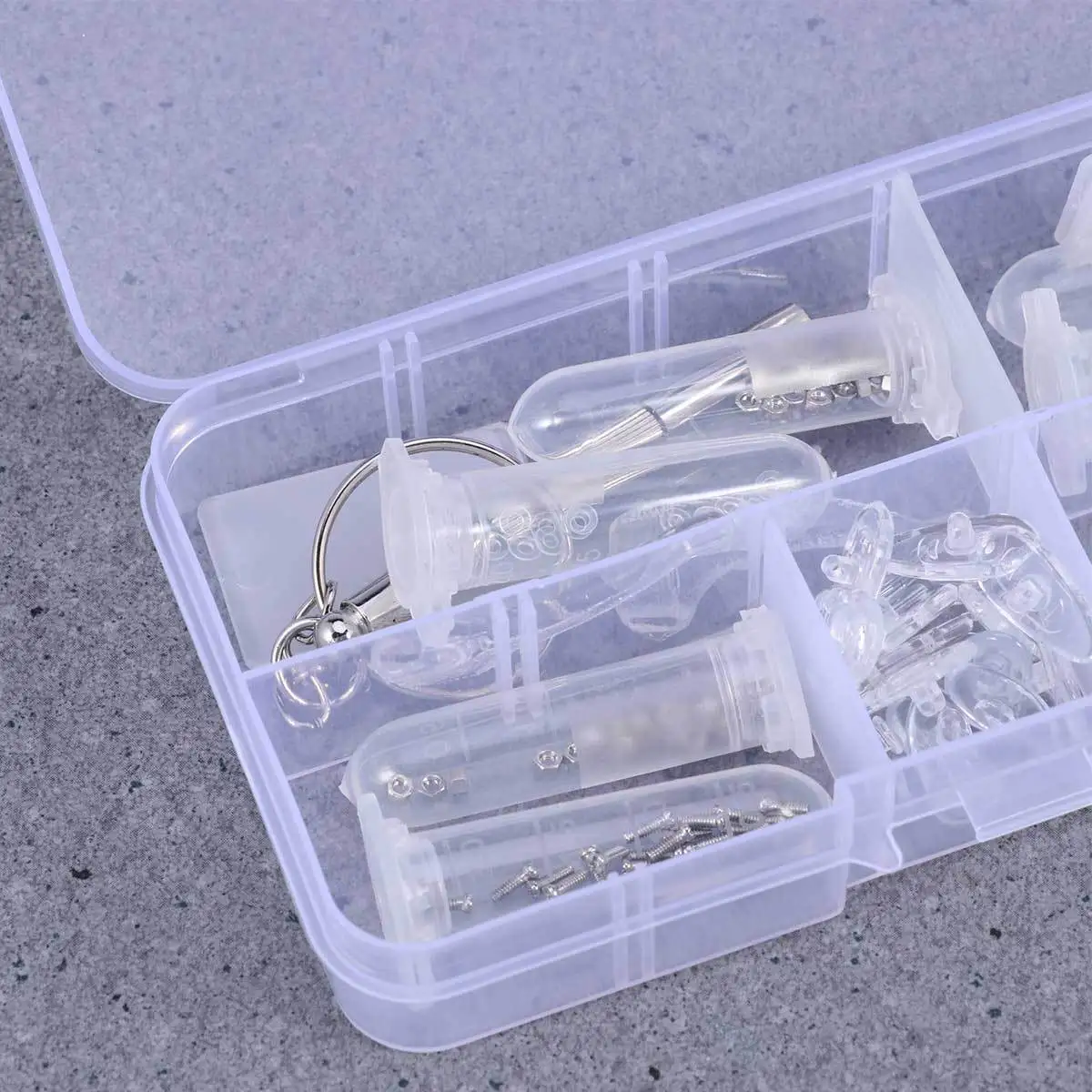 

Eyeglasses Repair Kit Durable Nose Pads Screws Ear Hooks Screwdrivers for Sunglasses Glasses Frame Eyeglasses Repair Kit