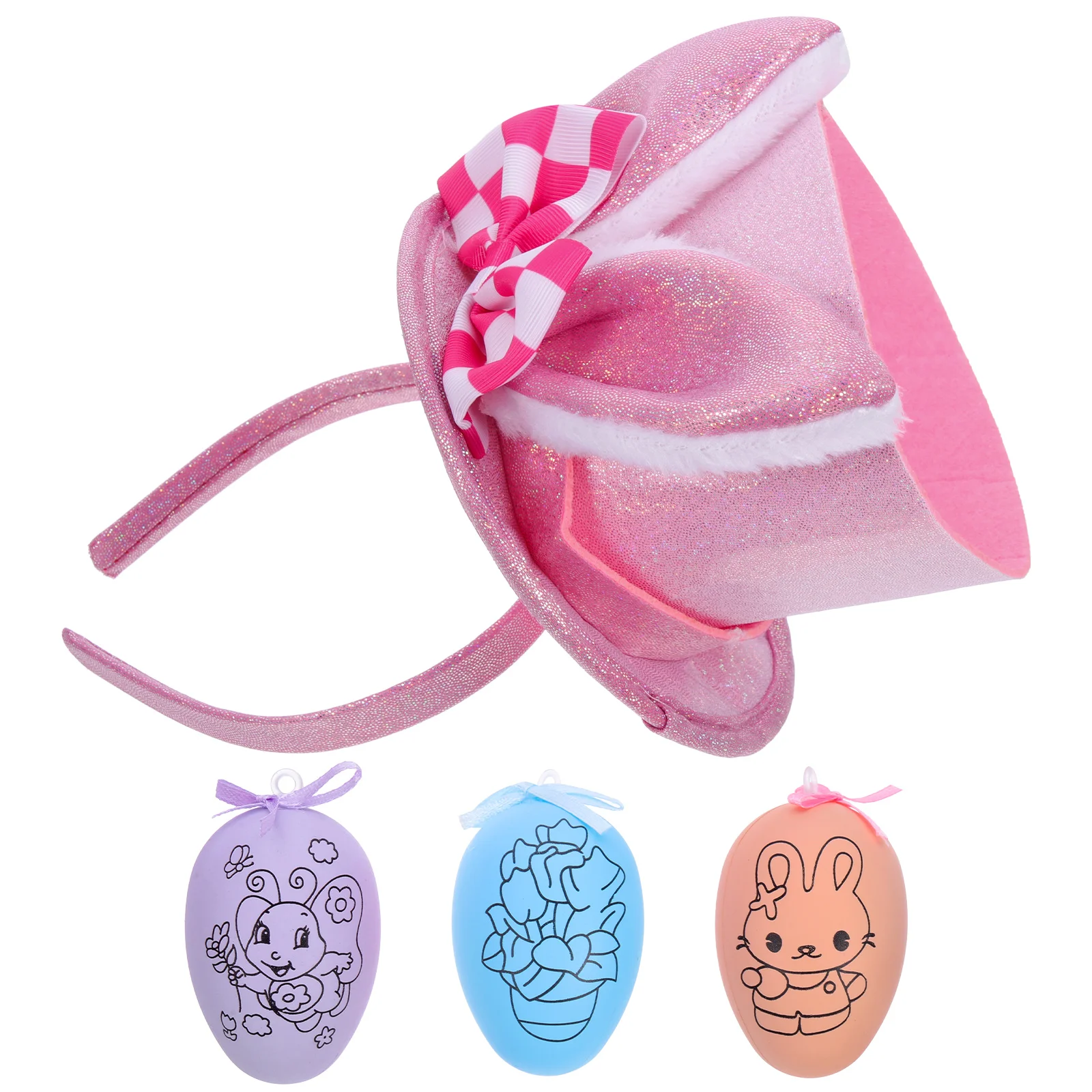 

Bunny Ear Headband Rabbit Design Hair Hoop Lovely Kids Costume Accessories Easter Party Prop Warm Atmosphere Photo Stage