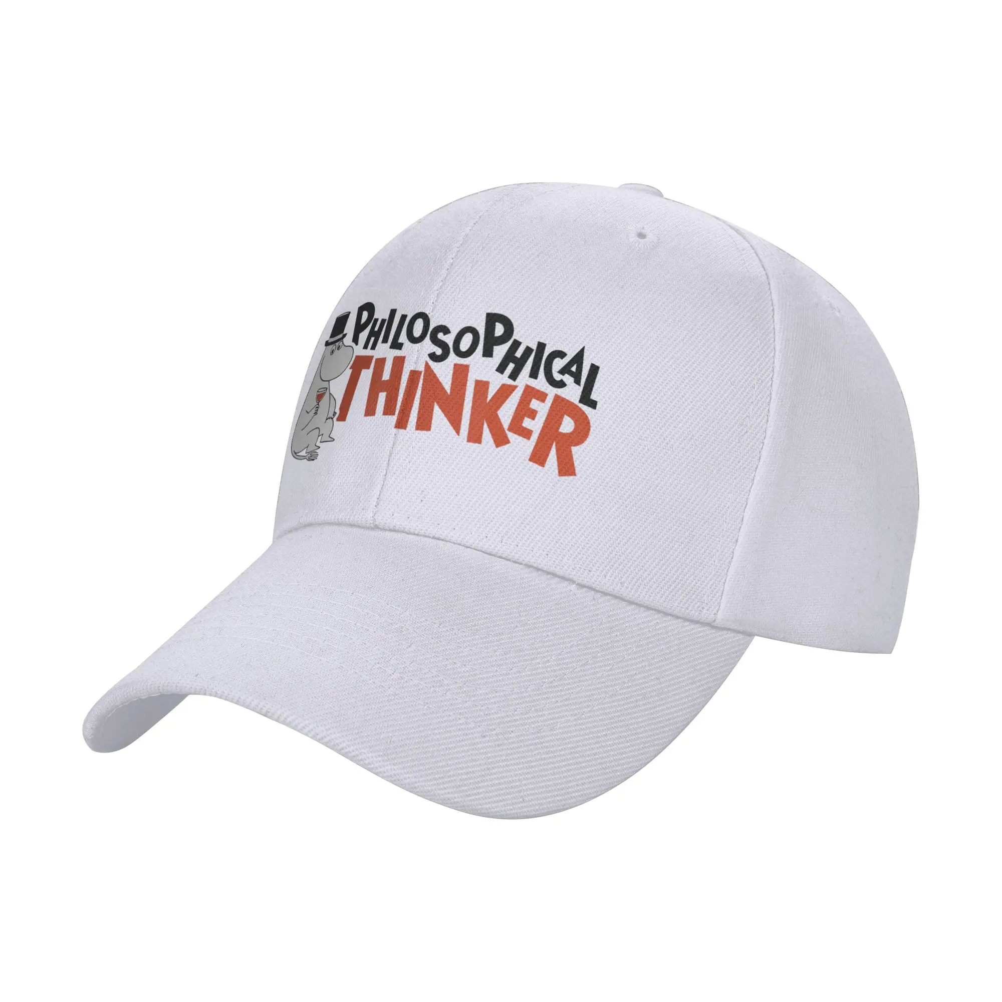 Moomings Moominpappa Philosophical Thinker Caps Unisex Sport  Hats Sun Hats Golf Hats Breathable Snapback Caps Baseball Cap