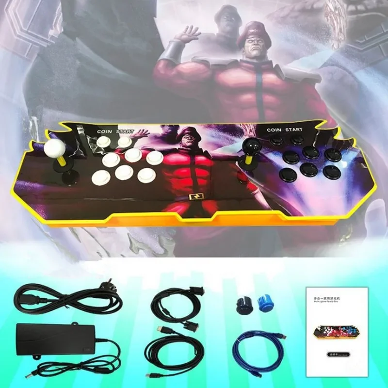 Double game joystick host built-in 1388 games computer TV display fighting machine battle controller console joysticks player