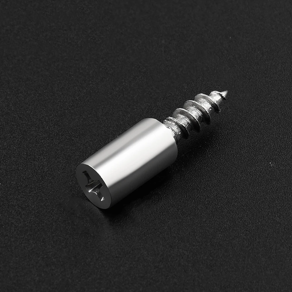 

4pcs Stainless Steel Self-Tapping Screws Shelf Support Cabinet Pegs Wood Metal Screws Bookcase Cupboard Wall Plate Durable