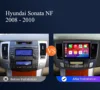 Android 14 Carplay Für Hyundai Sonata NF 2008-2010 Auto Radio Auto Stereo Multimedia DVD Kassette GPS Navigation Kopf einheit RDS 2