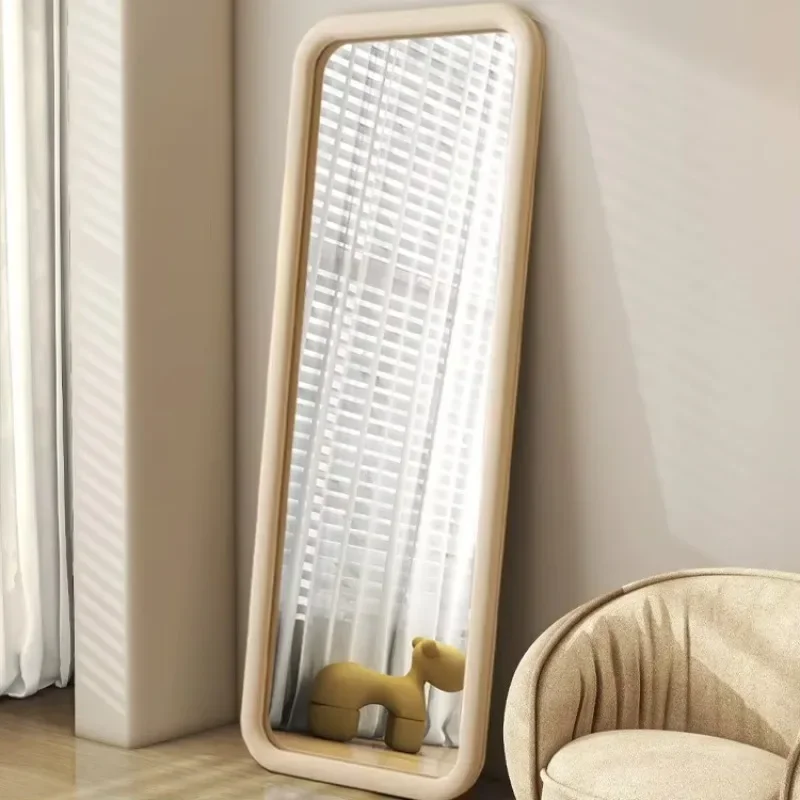 Modern, high-quality minimalist, full-length dressing floor, wall-mounted stabilized shatterproof mirror
