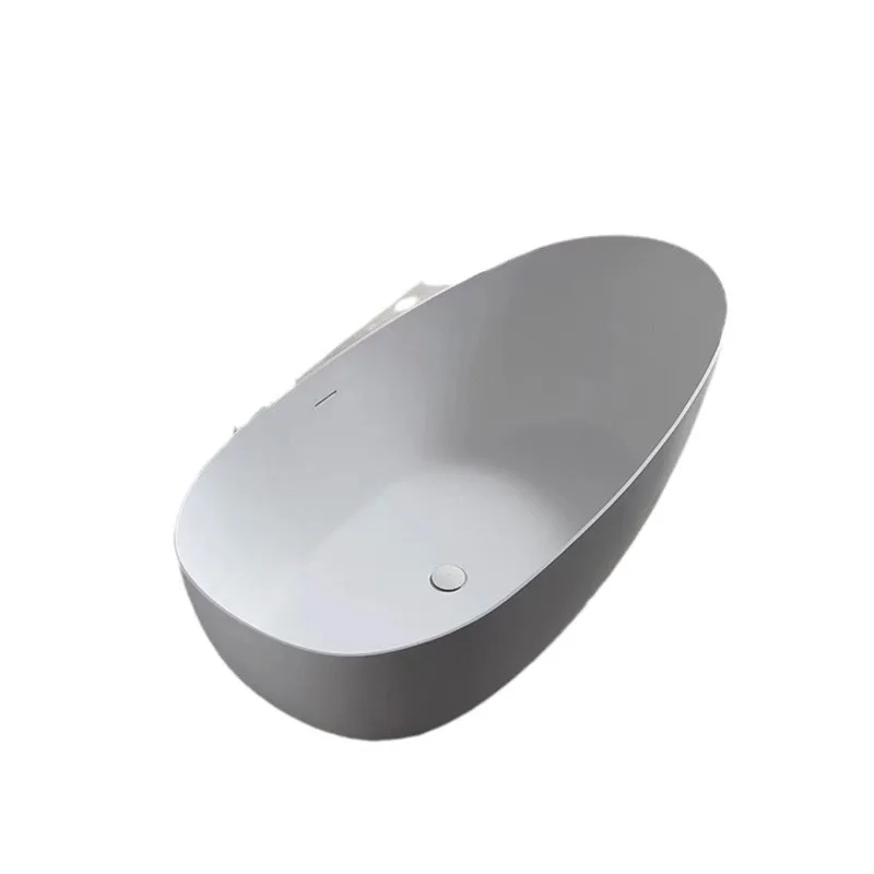 High-end independent artificial stone bathtub household small apartment bathtub bath