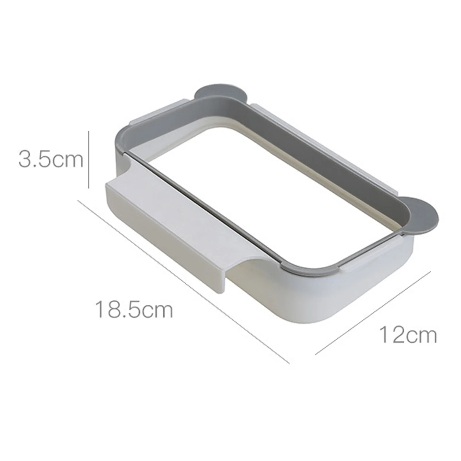 Garbage Bag Hanging Rack Convenient Multifunctional Easy Installation Space Saving Trash Bag Holder Rack for Kitchen Cupboard