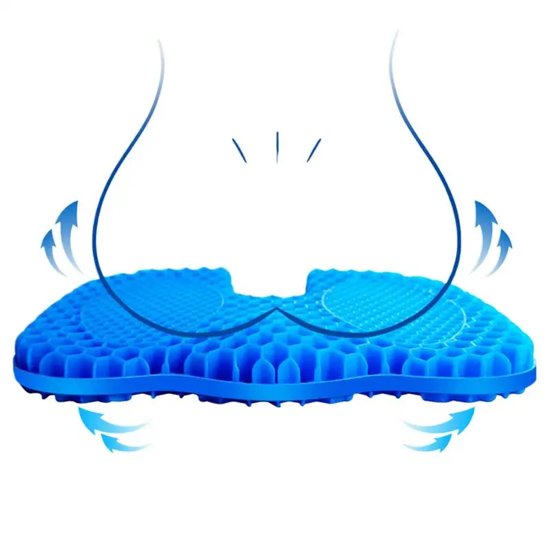 

Cold Gel Car Seat Cushion Ergonomic Cool Butt Pillow Absorbs Pressure Points Cushion Car Accessories For Comfortable Driving