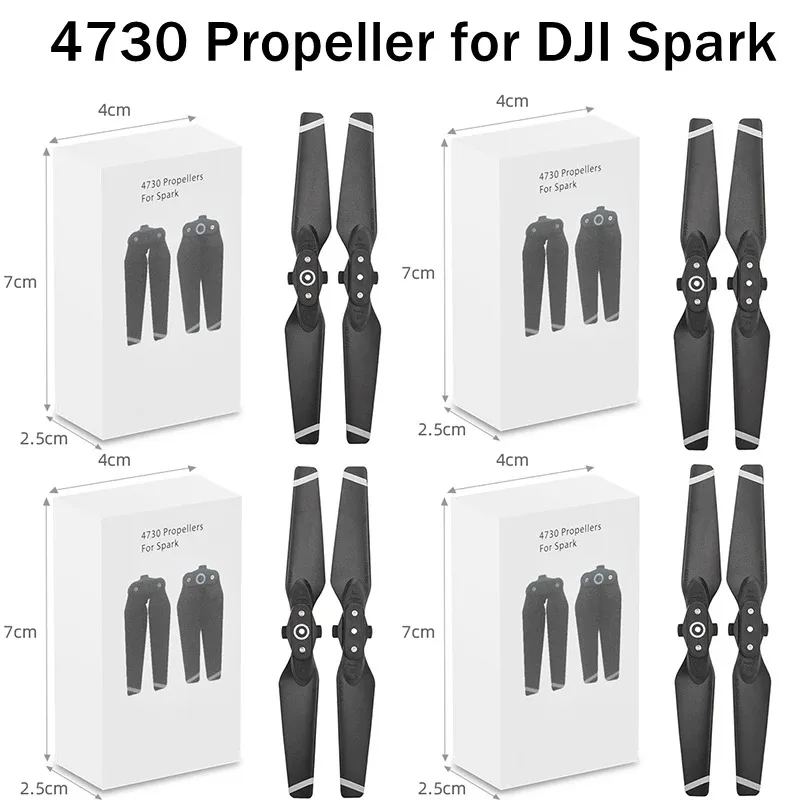 Hélice para Spark Drone 4730 cuchillas plegables de liberación rápida 4730F accesorios de repuesto piezas de repuesto accesorio de ala