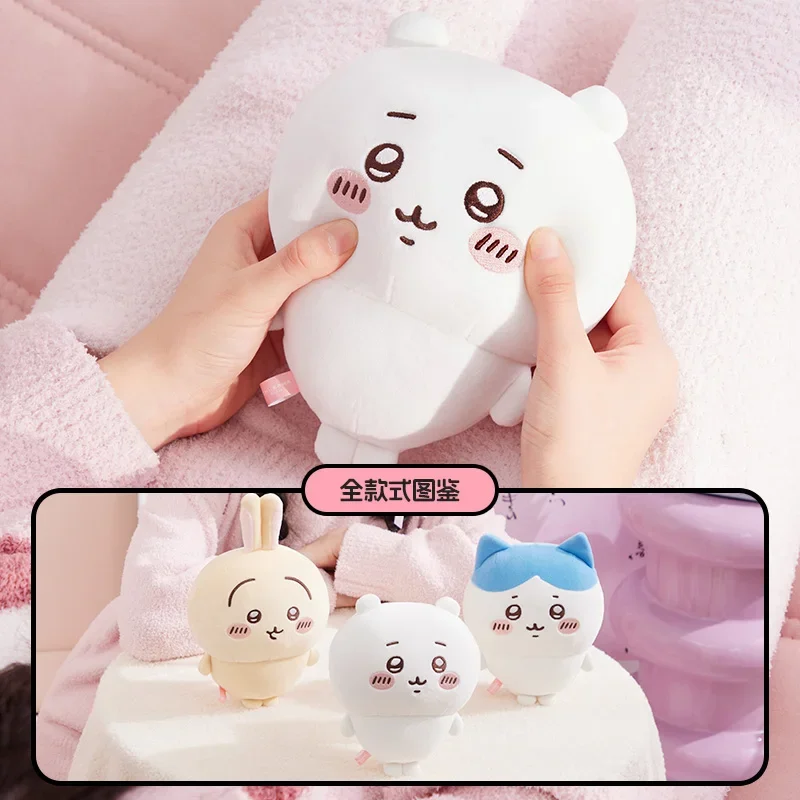 2024 New MINISO Chiikawa Series Usagi Hachiware Standing Posture Kawaii Plush Doll Cute  Soft Bedroom Decor Girls Birthday Gift