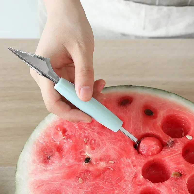 

Fruit Ball Digging, Ice Cream Round Spoon, Fruit Cutting Carving Knife, Watermelon Artifact, Fruit Digger Cutting