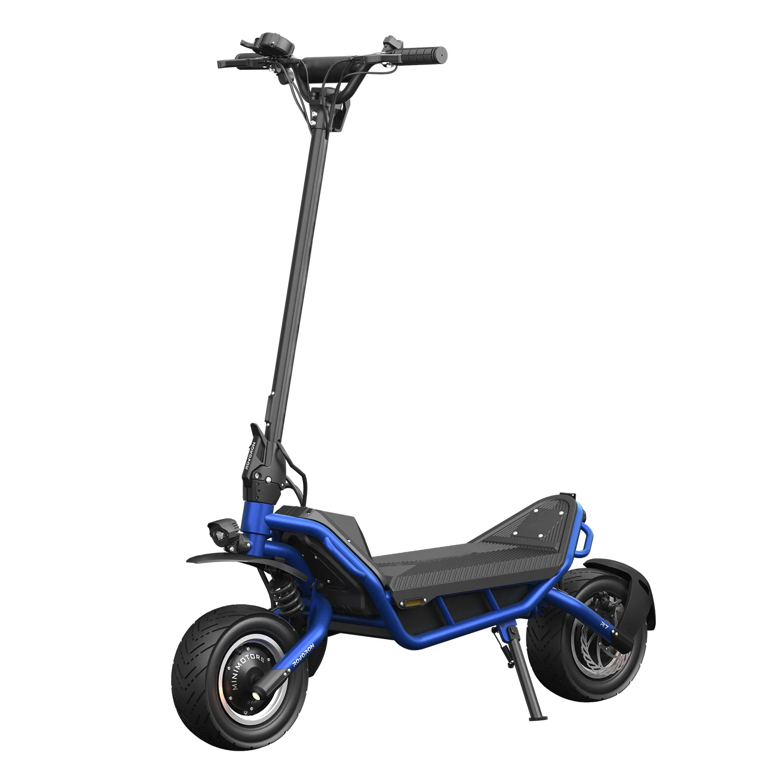 ROVORON R7 (DGT) Elektrische Scooter voor Volwassenen 60V 28.6Ah Batterij 1800W Dubbele Borstelloze Motor Minimotors Smart APP 65km/u Snelheid 65km Max Bereik Veerdemping Stadsvervoer 11" Band