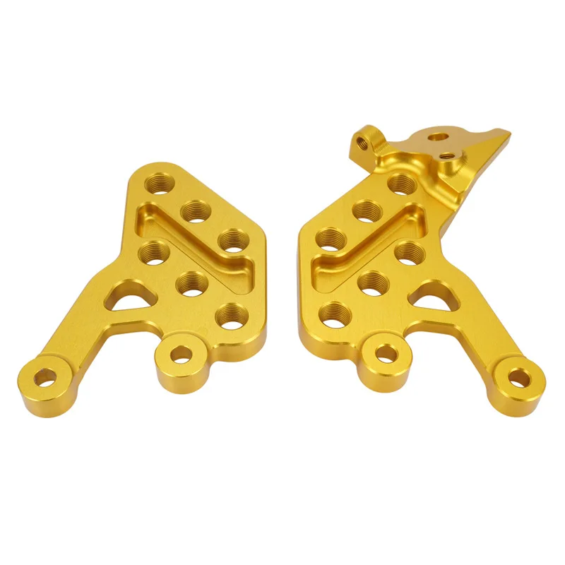 Aluminum Alloy Durable Anodized Adjustable Foot Pegs Bracket with 12-Month Warranty for Electric Motorcycle