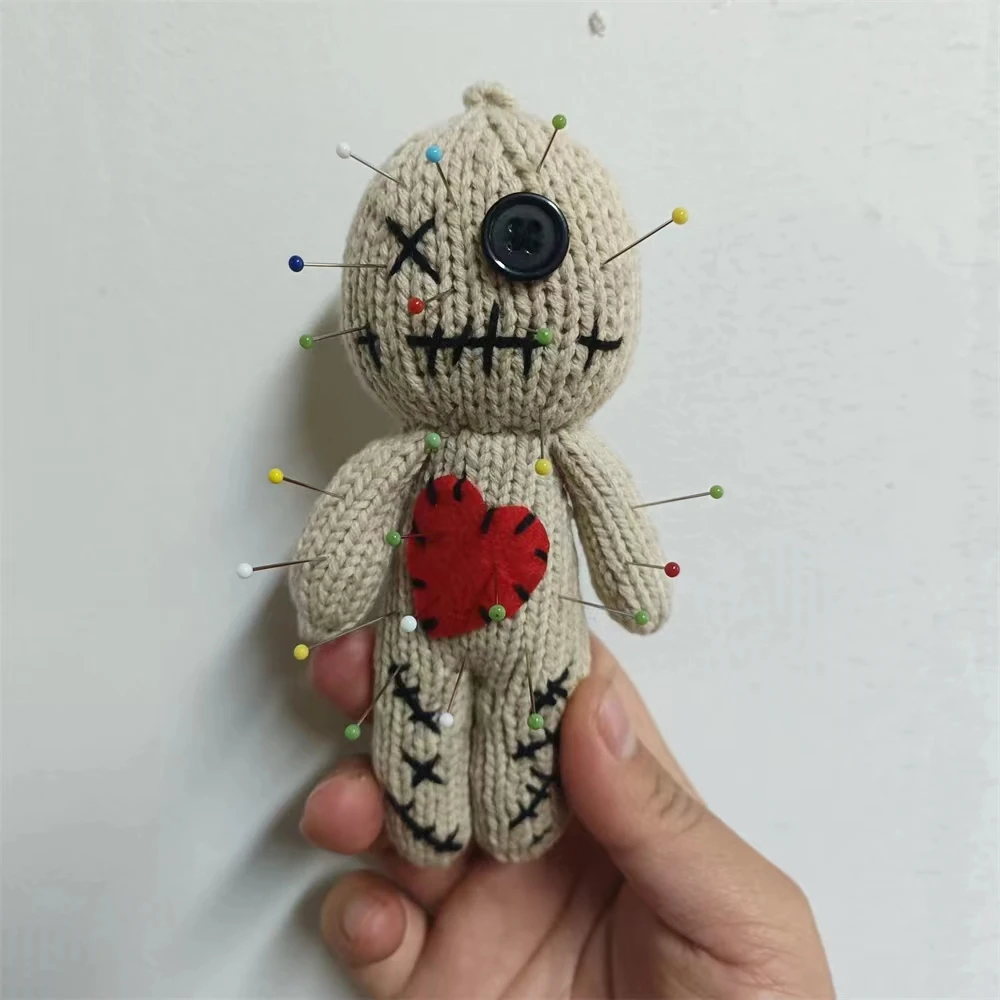 Revenge Voodoo Dolls Halloween Stuffed Toy Gift Christmas DIY Set Knitting Pattern Accessor Plush Horror Ghost Doll Ornaments