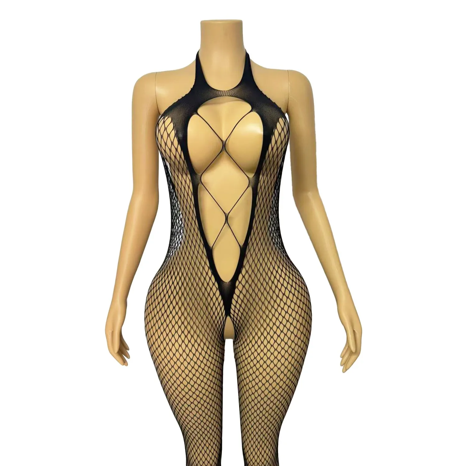 New Style Desire Underwear Hot Women Breastless Bodystocking Crotchless Sex Lingerie Erotic Babydoll Open Bra Porn Tights