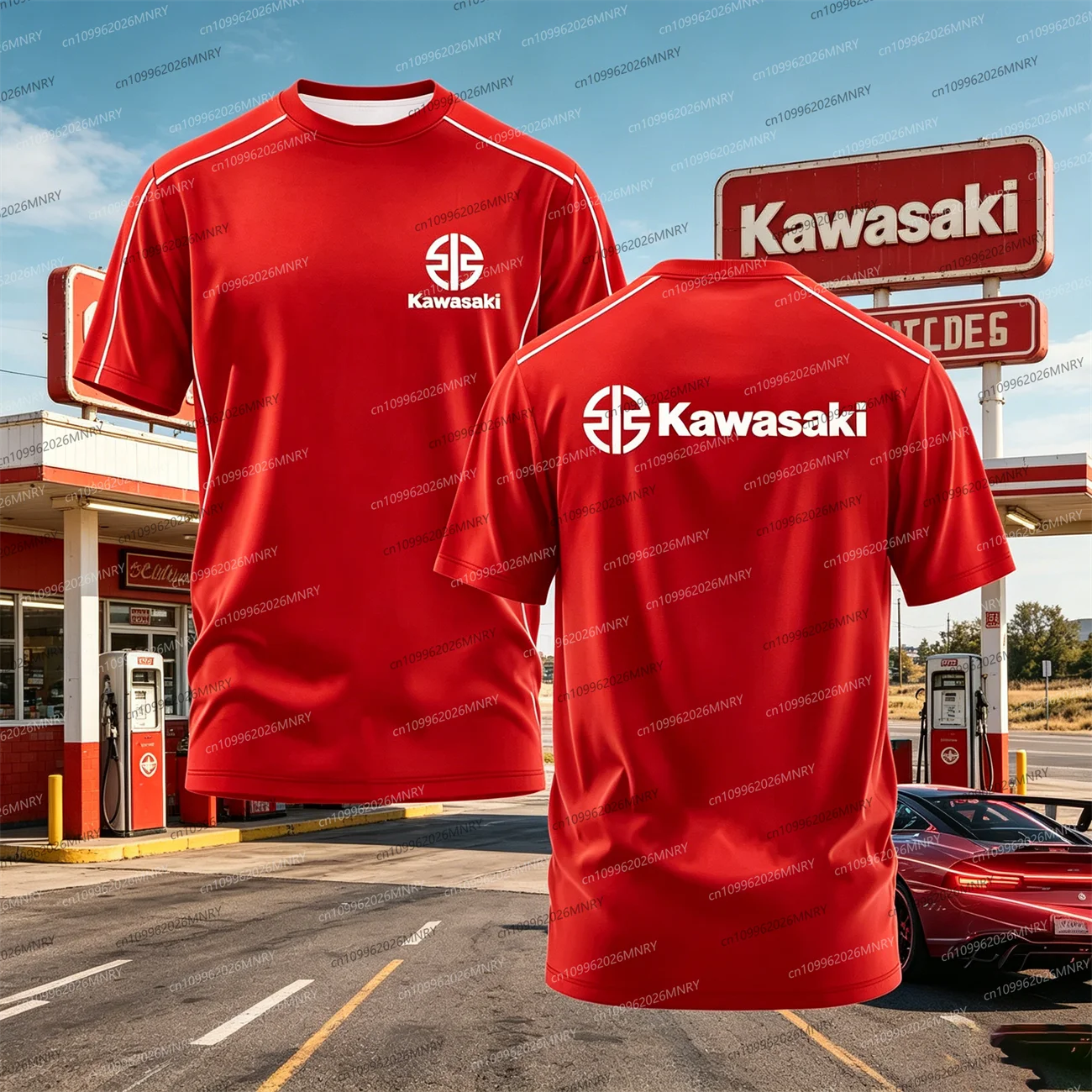 

Summer Men t-shirt Kawasaki Motorcycle Racer Riding T-shirt men Short Sleeve Women T-Shirt Fashion Oversized Clothing Tops