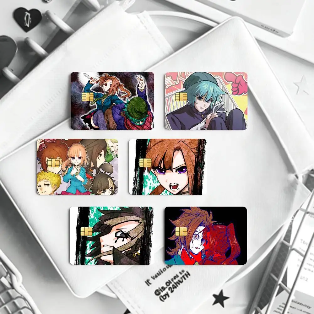 Game Your Turn to Die Death  Bank Credit Cards Bus Pass Stickers Cool Decoration Waterproof 4PCS Card