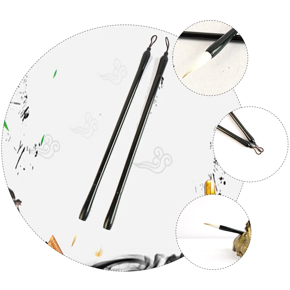

3 Pcs Writing Brush Calligraphy Supplies Cursive Practical Pen Portable Chinese Student