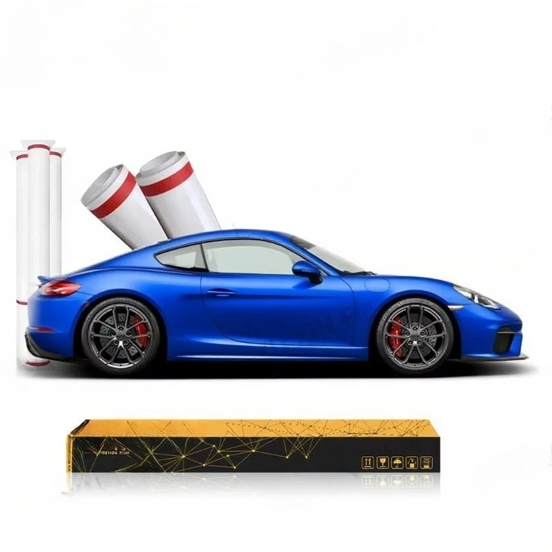 

Glossy Self Adhesive Wrap Vehicle Auto-repaired Hydrophobicity Car Body Manufacturer Clear Paint Protection TPU PPF Film