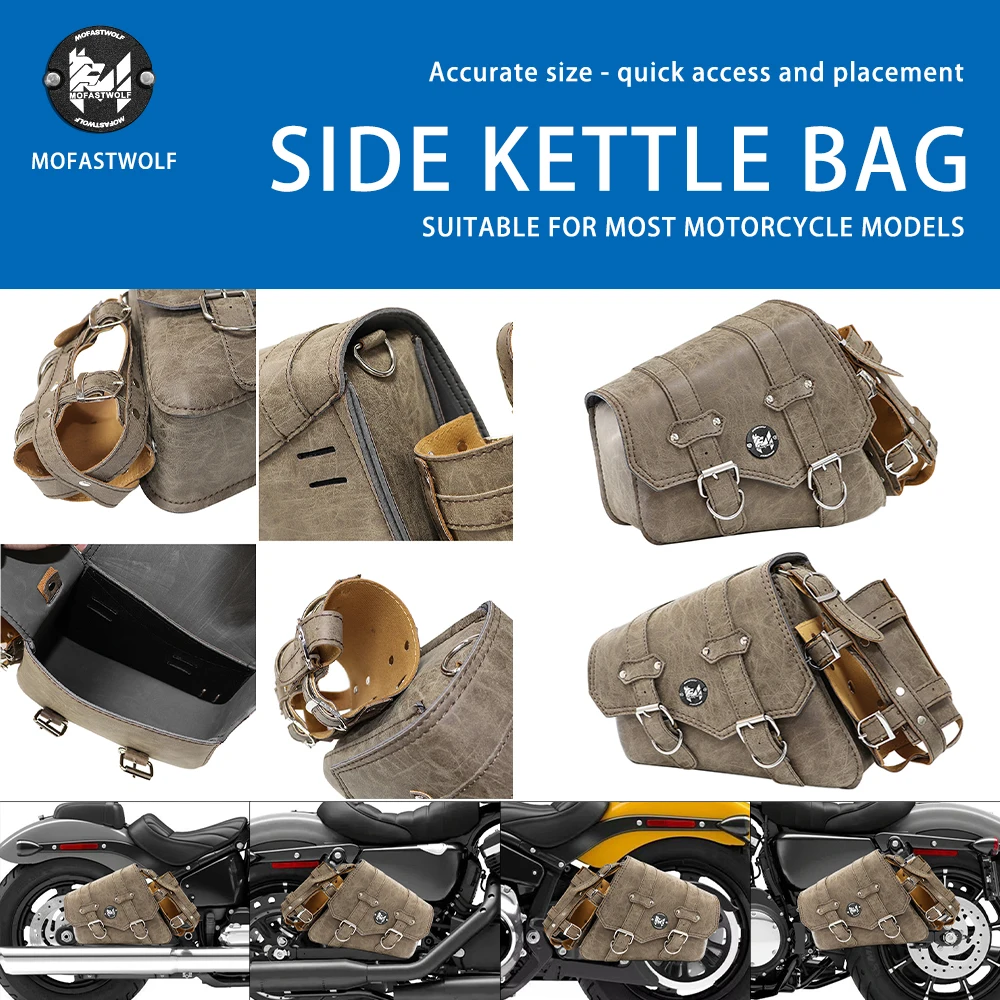 Motorcycle and electric vehicle modification hanging bag side bag tool kit Harley Prince XL883 1200 waterproof