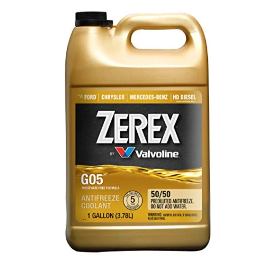 

Zerex G05 без фосфатов 50 50, готовая антифризная охлаждающая жидкость 1 GA для высокопроизводительных систем охлаждения двигателя в тяжелых автомобилях