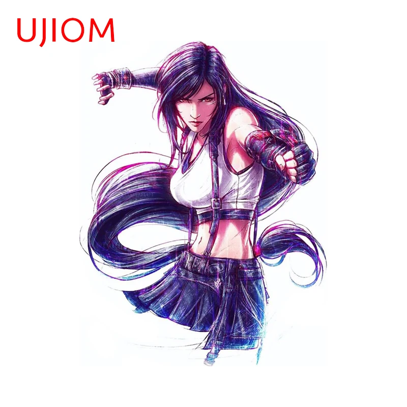 UJIOM FF7 Sephiroth سحابة الجدار ملصق جميل بارد لعبة العنصر شخصيات الحبر نمط الإبداعية صائق الأزياء الديكور Chambre #3