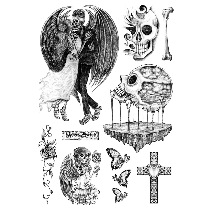 

New 2023 Vintage Ghost Bride Clear Silicone Stamps for Scrapbooking DIY Card Making Gift Transparent Rubber Stamp Art Decorative