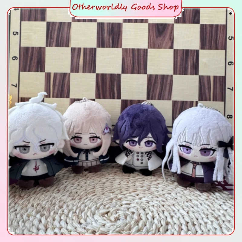 

Danganronpa Anime Peripheral Kokichi Ouma Chiaki Nanami Kyoko Kirigiri Nagito Komaeda Sitting Pose Doll Plush Toys Holiday Gift