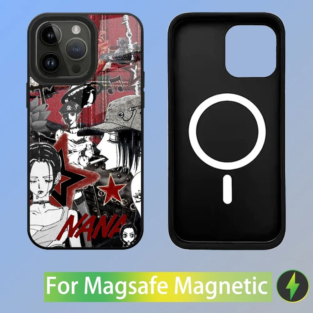 Anime NaNa Osaki Phone Case For iPhone 15,14,13,12,11,Plus,Pro,Max Mini Magsafe Magnetic Wireless Charging