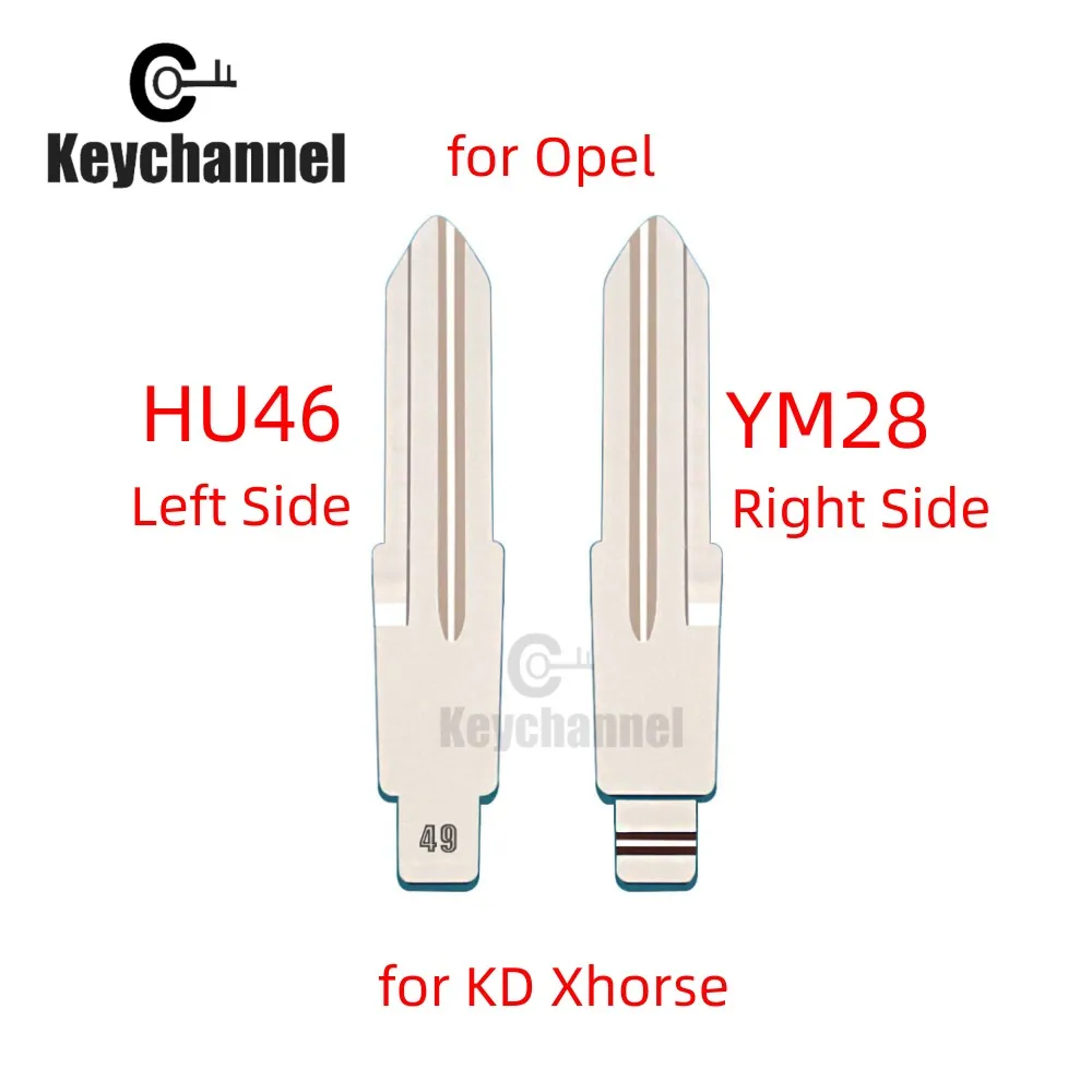 180pcs One Box Car Key Blade Set 10pcs 18 Type KD Remote Blank TOY47 HON66 HU66 KD Blade for Xhorse KD KEYDIY for Toyota Peugeot