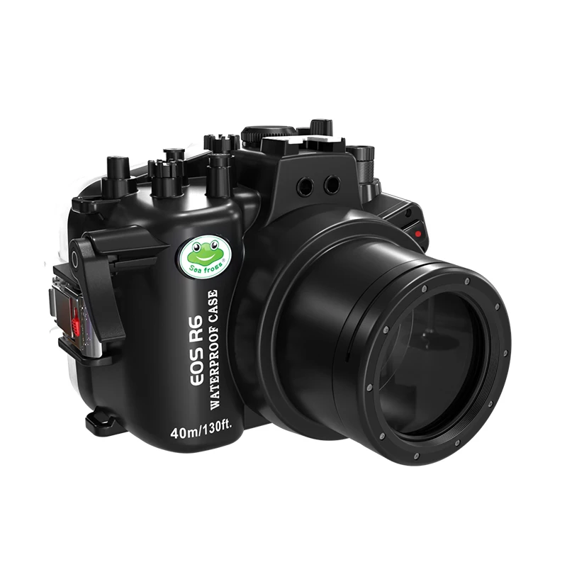 Seafrogs Professional Waterproof Diving Housing For Canon EOS R6 With 16-35mm 60mm 24-105mm 100mm Lens