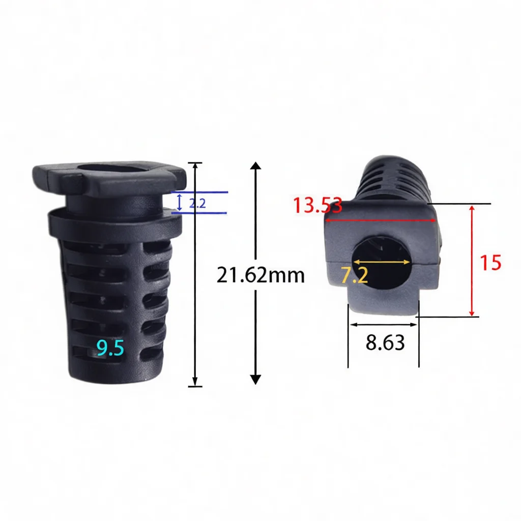 Flexible PVC Cable Protector Strain Relief Boot For Hair Dryer Cord Repair DIY Electronic Projects Wire Connection Sleeve