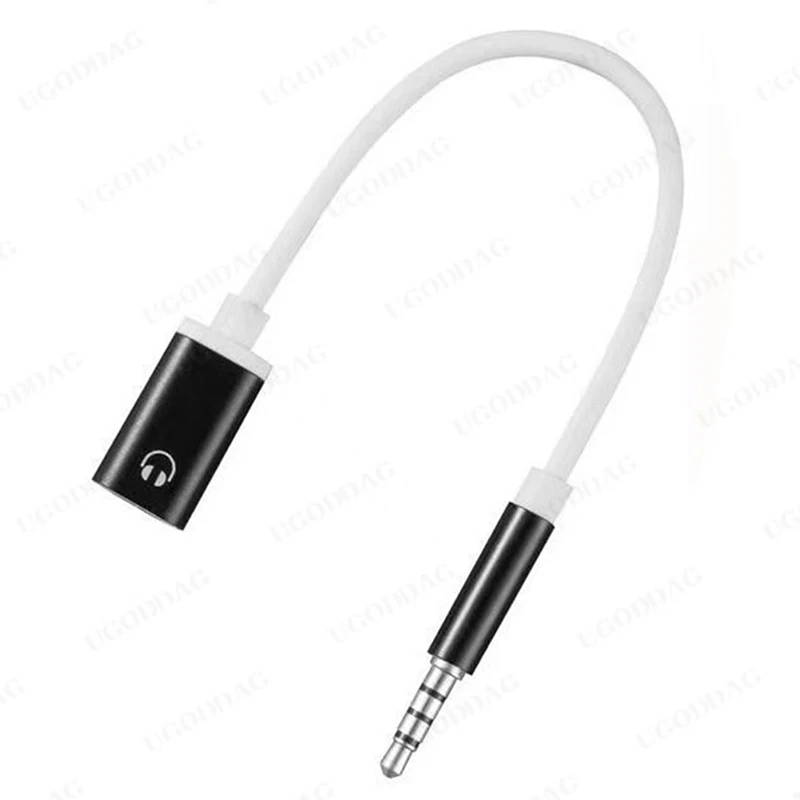 Konverter kabel Aux Headphone, kabel adaptor Audio, konverter Jack tipe-c ke 3.5mm, konverter kabel Aux, Headphone wanita tipe-c ke 3.5mm, 1 buah