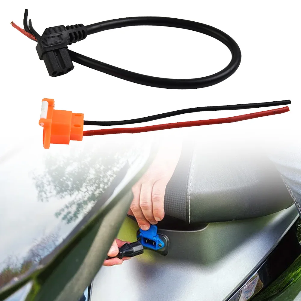 

ABS + Copper Charging Socket Cable Wire Connector Car Plug Cable Charging Socket Plug Socket Charger Scooter Charging Socket
