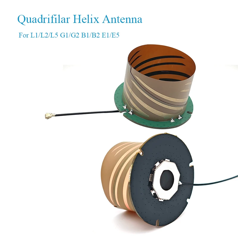 Mini Multiband L1 L2 L5 E1 E5 Gnss RTK Helical Ipex Connector GNSS GPS Drone Antennas