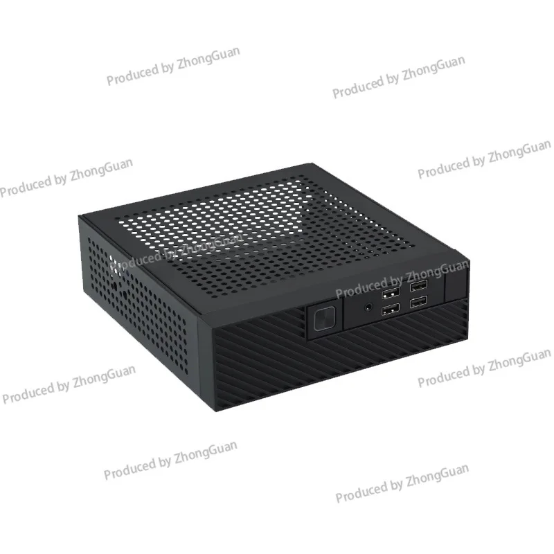 M10 Mini Computer Case Desktop Micro Commercial Office Home Desktop Host Support 17x17itx