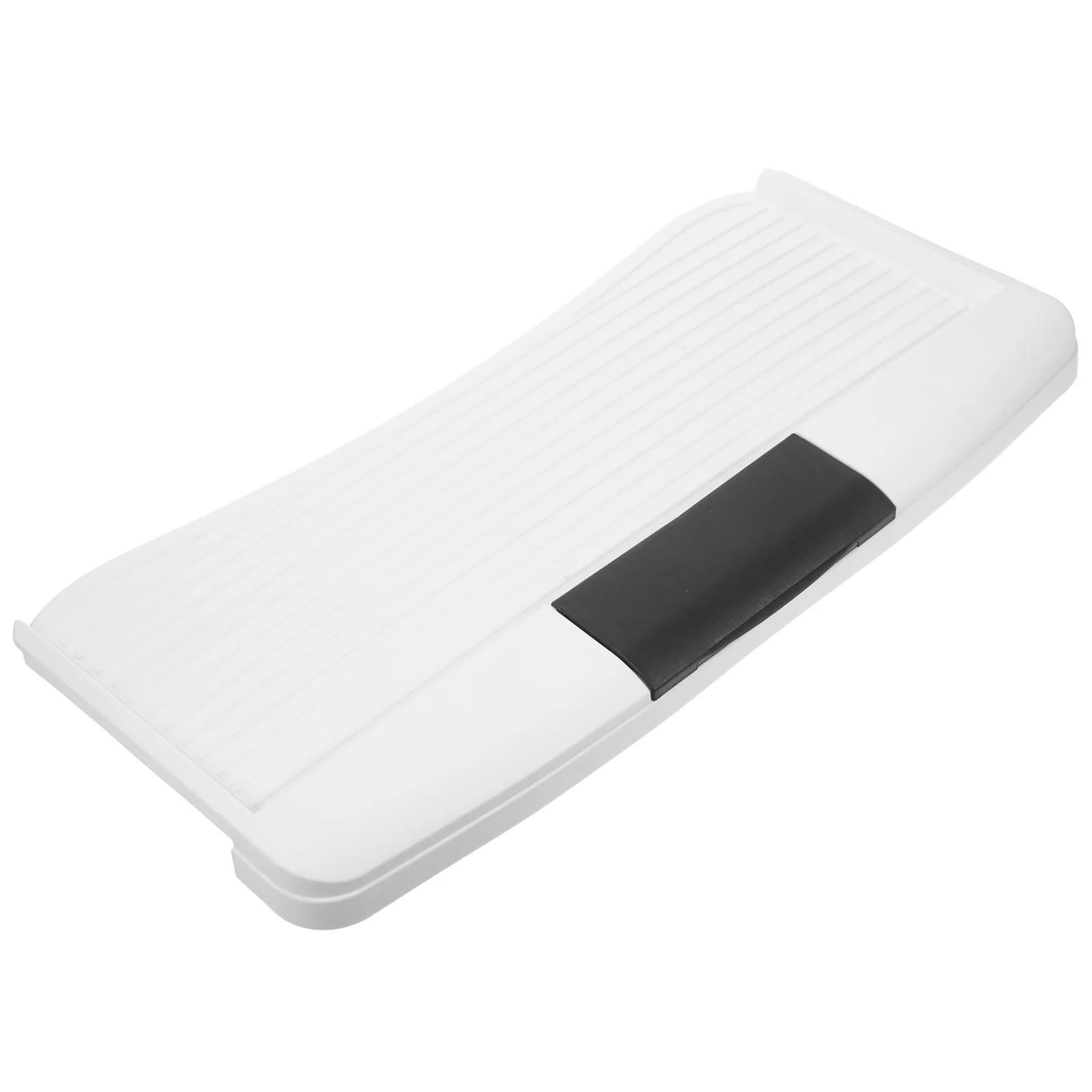 Bandejas Soporte ajustable Plataforma deslizante Teclado Cajón Extensor de escritura Soporte negro Tirar debajo del escritorio Oficina