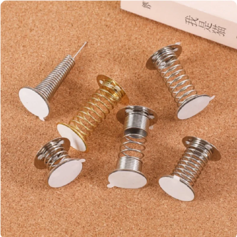 Bobble Head Spring Wobbler Base Double Sided Adhesive Metal Spring Stand For Car Ornament Acrylic DIY Crafts Desktop Decor Wobbl