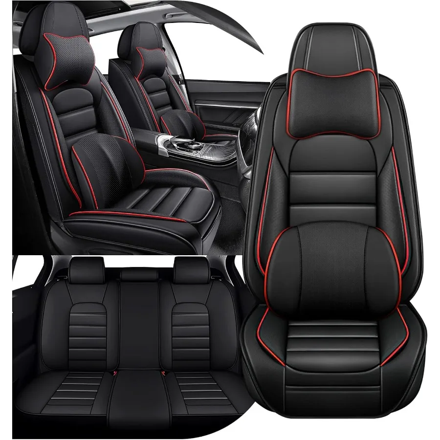 يصلح لسوبارو Crosstrek مقعد يغطي 20162026 مقاوم للماء مقاومة للبقع قسط غطاء مقعد من الجلد التغطية الكاملة مقعد حامي #1