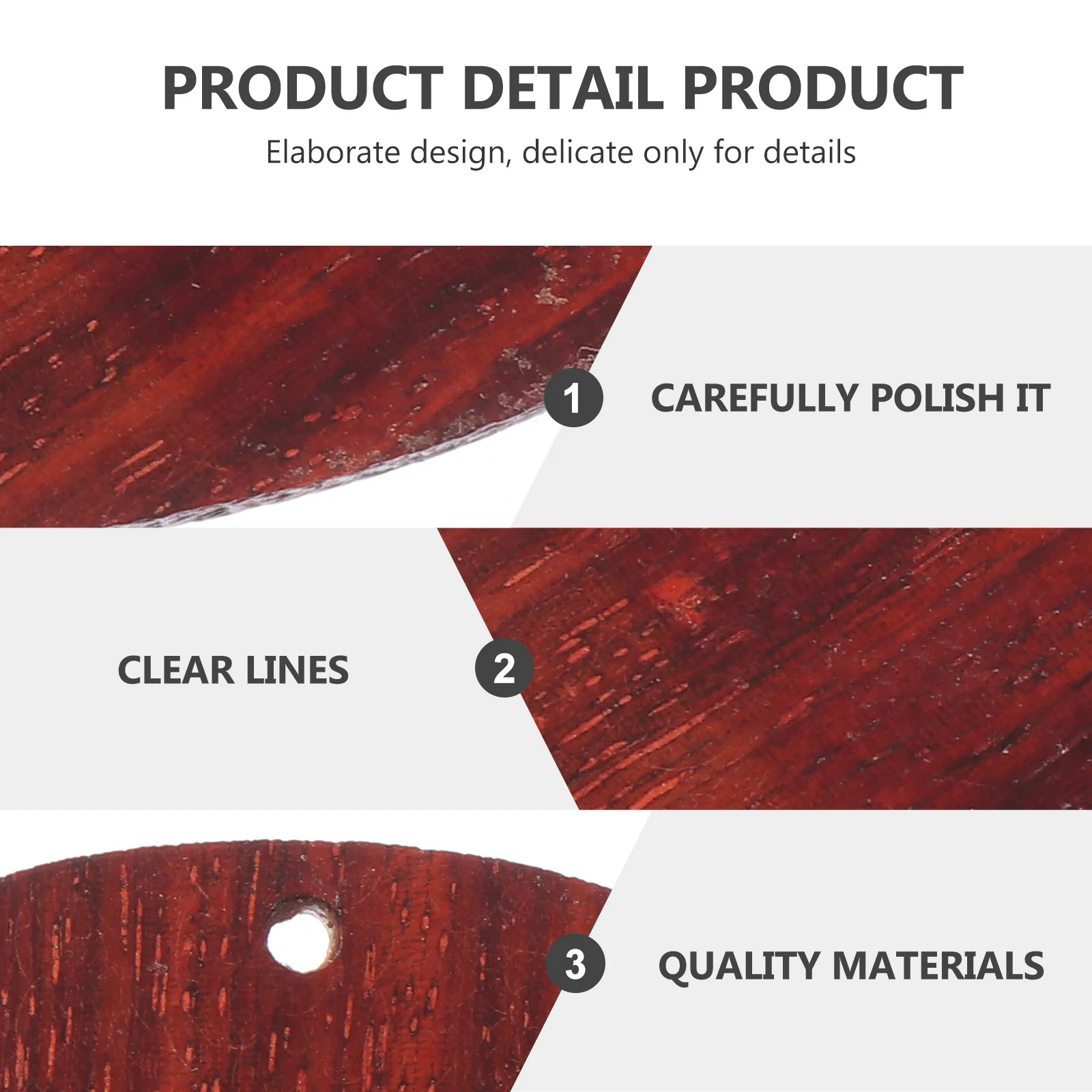 

1Pcs Wooden Guitar Pick Durable Ergonomic Fingertip Bass Pick Practical Guitar Accessory Music Instrument Creative Decor