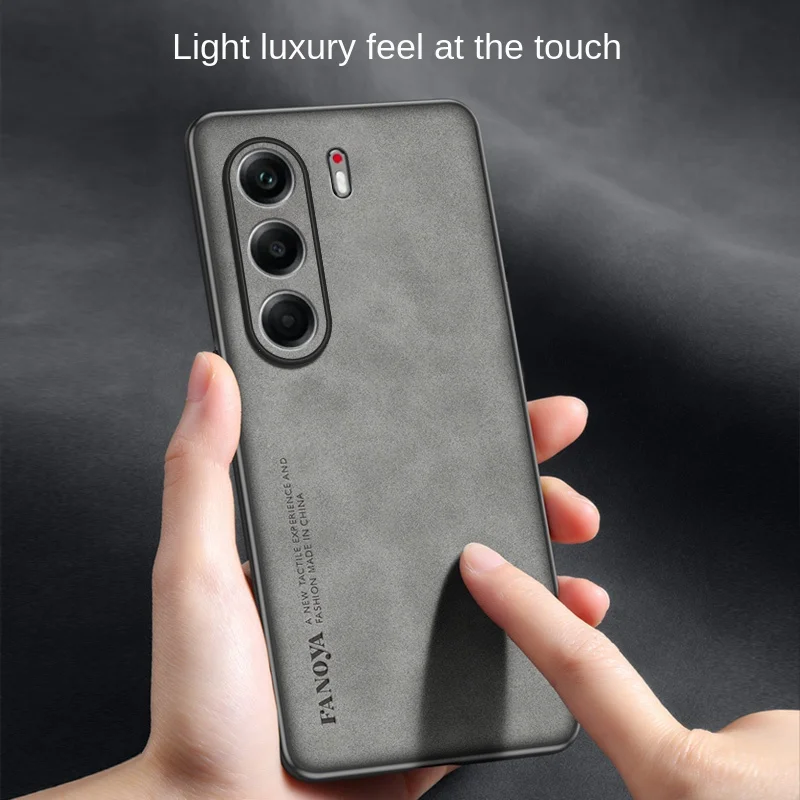 Capa para tecno camon 40 4g cm5 à prova de choque couro pu pele fosca capa traseira dura para tecno camon 40 camon40 4g cm5