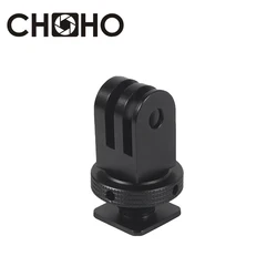 For Gopro Accesorios Aluminum Mount Alloy 1/4 Tripod CNC Adapter Cold shoe For Go Pro Hero DJI Action 4 5 Camera Insta360 X4 X3