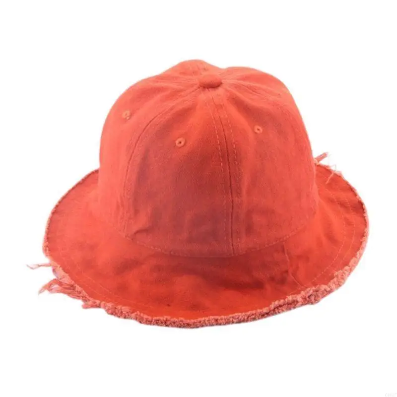 C63C Outdoor Sunscreen Fisherman untuk Anak -anak Jumbai Bayi Topi Bucket Pantai Pantai