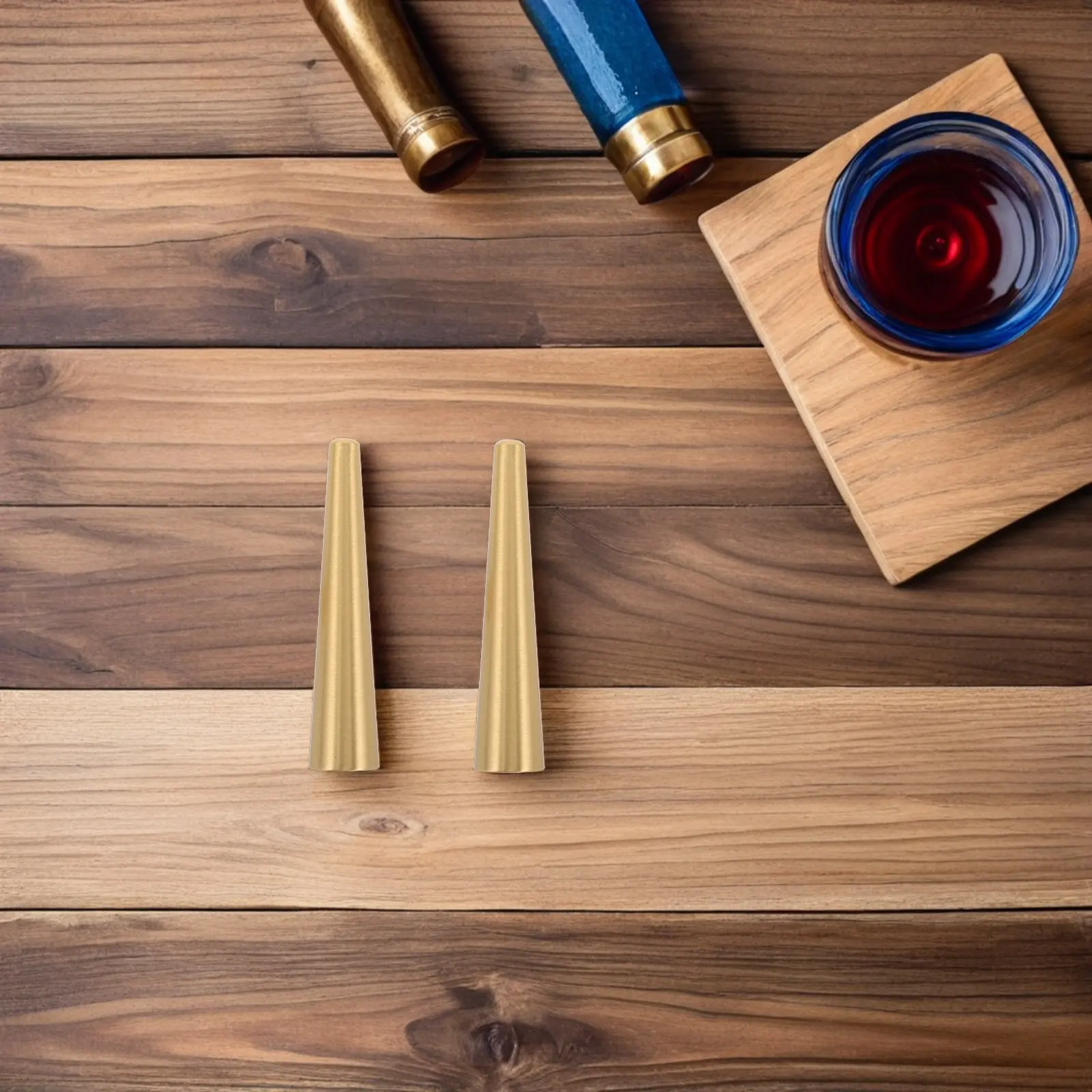4Pcs Brass Tray Riser Feet for Serving Board Wooden Display Stand Jewelry Chest Cabinet Legs Decorative Furniture Replacement